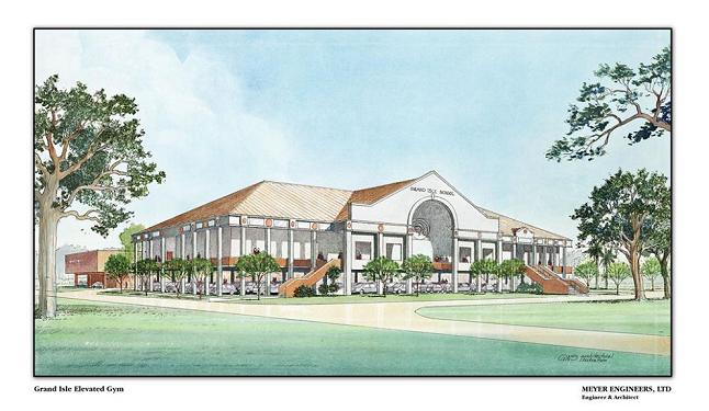 Grand Isle Gymnasium Rendering